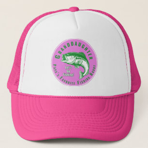 Casquette Petite-fille est mon compagnon de pêche 