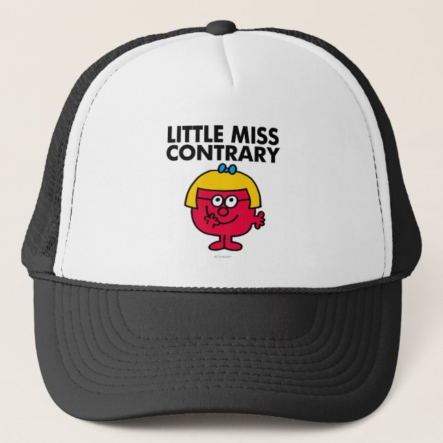 Casquette Petite Miss Contraire (Devant)