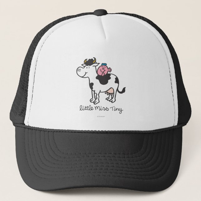Casquette Petite Miss Tiny | Vache équitation (Devant)