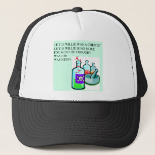 Casquette petite rime de willie de chimie