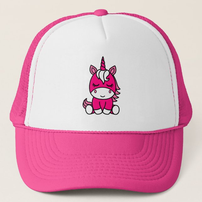 Casquette Petites filles Unicorn Pony (Devant)