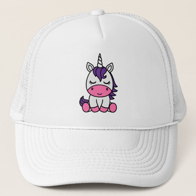 Casquette Petites filles Unicorn Pony (Devant)