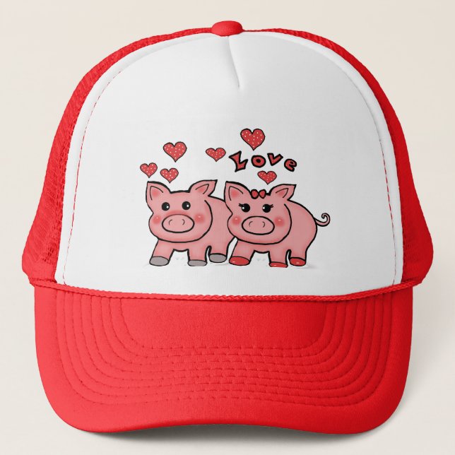 Casquette petits cochons (Devant)
