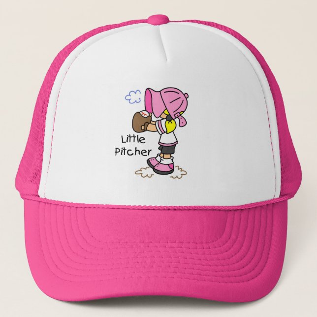 Casquette Petits T-shirts et cadeaux de base-ball de filles (Devant)
