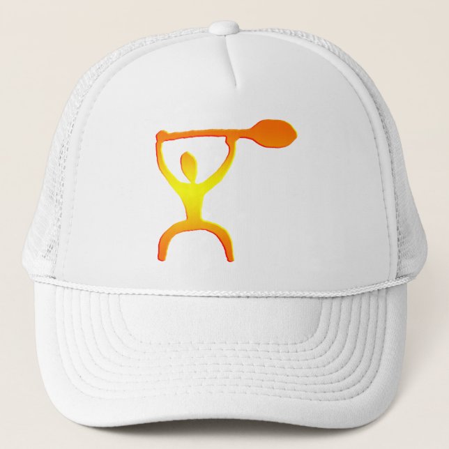 Casquette Pétroglyphe hawaïenne d'homme de palette - (Devant)
