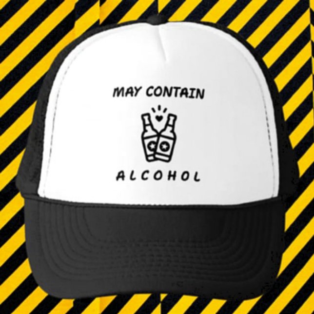 Casquette Peut Contenir Du Chapeau De Camionneur D'Alcool -  (Créateur téléchargé)