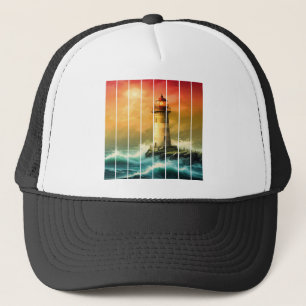 Casquette Phare Vintage Bord de Mer Océan Regard