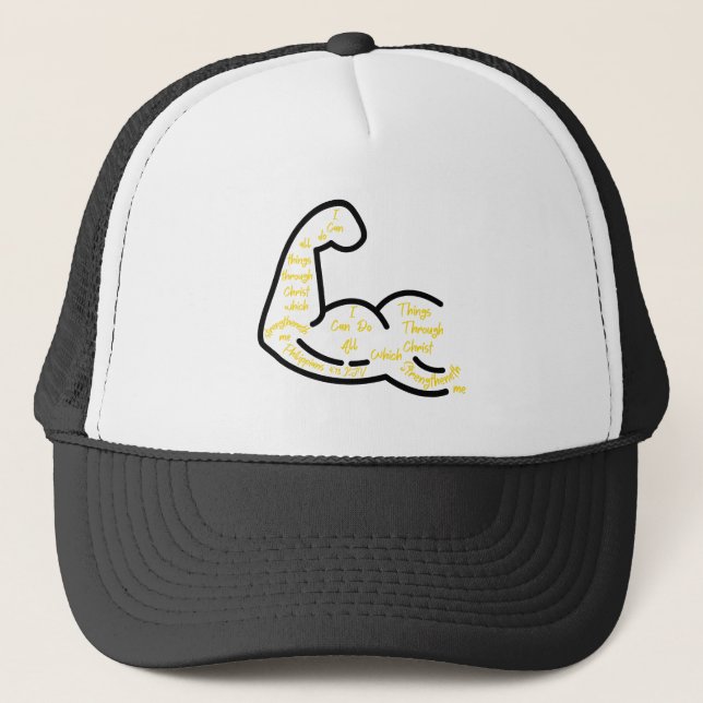 Casquette Philippiens 4:13 KJV Bible Verse (Devant)