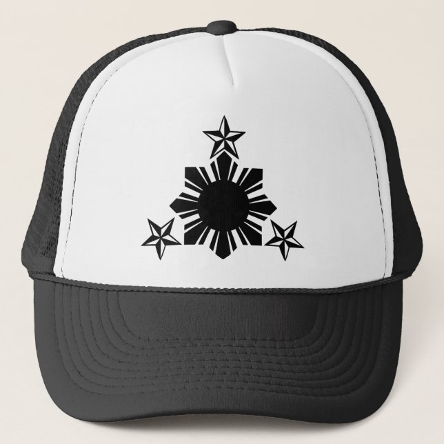Casquette Philippin Sun et étoiles (Devant)