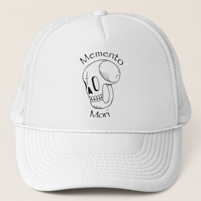 Casquette Philosophie stoïque Memento Mori (Devant)