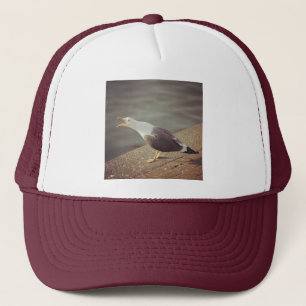 Casquette Photo carré - Mouette mouchetée