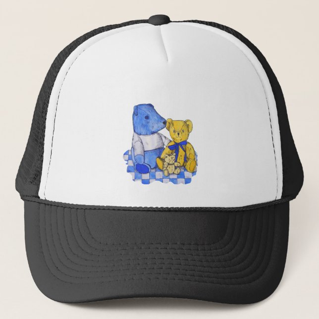 Casquette photo de l'ours en peluche (Devant)