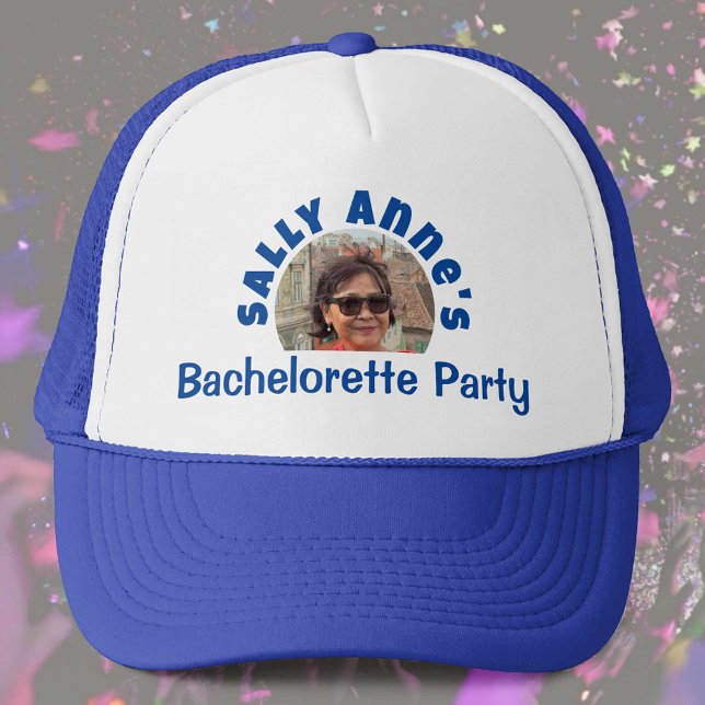 Casquette Photo d'enterrement de vie de jeune fille (Créateur téléchargé)