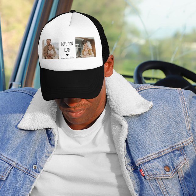 Casquette Photo & Love You Dad Cadeau (Créateur téléchargé)