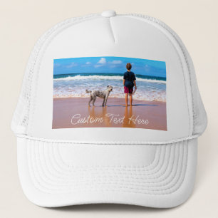 Casquette Photo personnalisée Chapeau de camion de texte ave