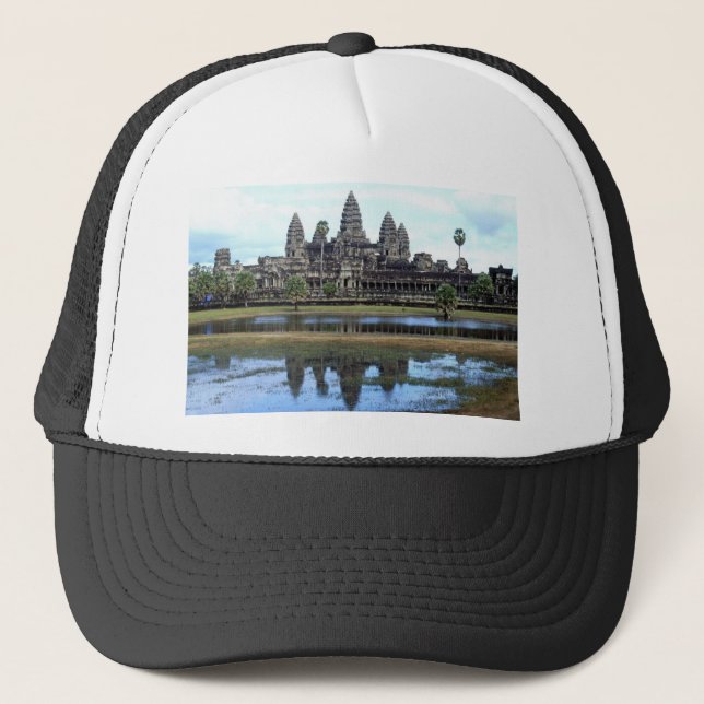 Casquette Photographie de voyage de temple d'Angkor Vat (Devant)