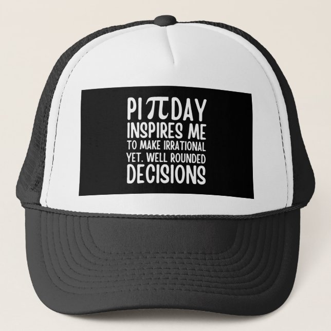 Casquette Pi Day Funny (Devant)