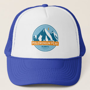 Casquette Pic Polemonium California Étoiles Lune