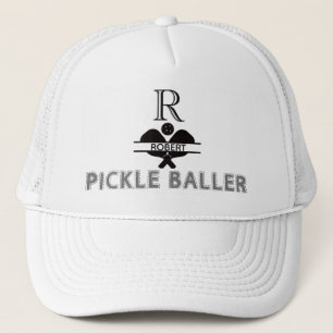 Casquette Pickball Guy Personnalisé Monogramme Nom initial