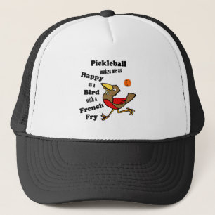 Casquette Pickleball - Aussi Heureux Qu'Un Oiseau Avec Une F