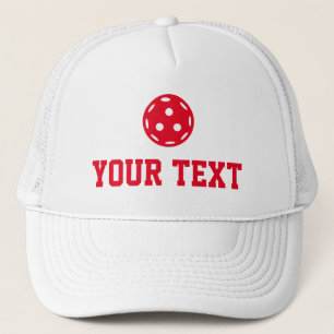 Casquette Pickleball Baller Funny Nom du texte personnalisé