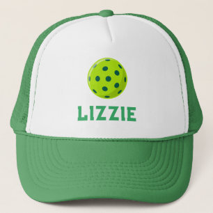 Casquette Pickleball Nom personnalisé, Texte, Monogramme D