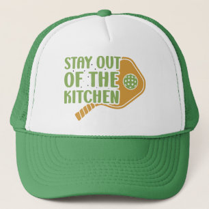 Casquette Pickleball Passion : Restez hors de la cuisine drô