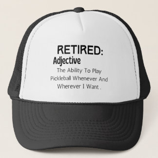 Casquette Pickleball Retraite Drôle cadeau de retraite