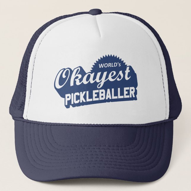 Casquette Pickleballer le plus Okayest dans le monde (Devant)