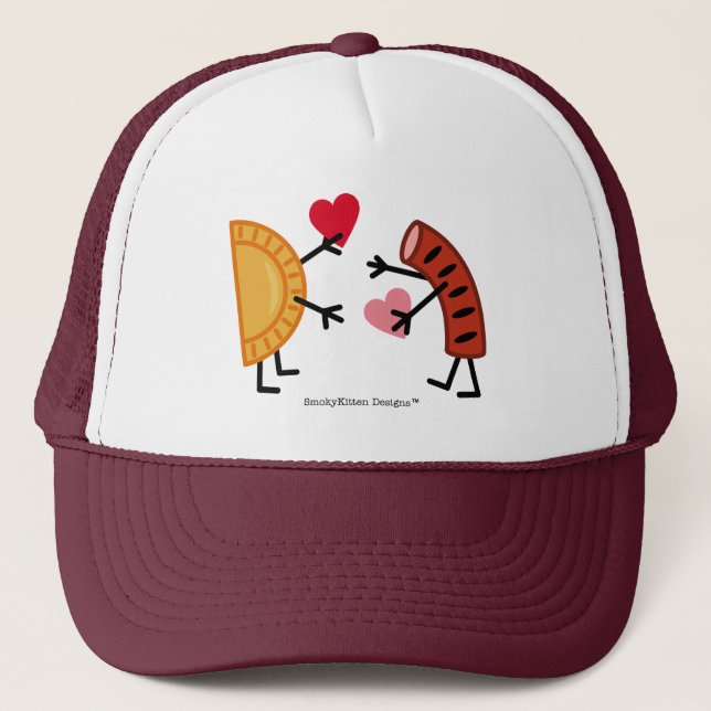 Casquette Pierogi et Kielbasa - Saint-Valentin (Devant)