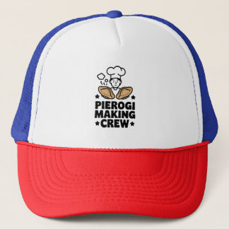 Casquette Pierogi Making Crew - Fun Chef Design