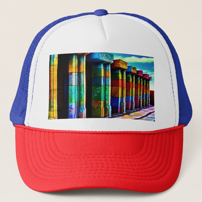 Casquette Pierres psychédéliques (Devant)