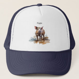 Casquette Piglet en jeu, personnalisation