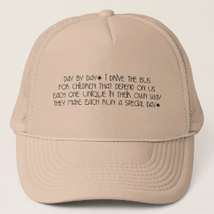 Casquette Pilote de bus jour par jour