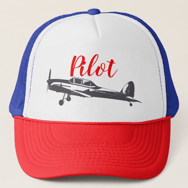 Casquette pilote de camionneur (Devant)