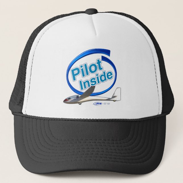 Casquette Pilotez à l'intérieur du planeur d'ASM 15 (Devant)