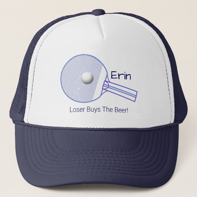 Casquette Ping Pong Amusant Table Tennis Ping Pong Baseball (Devant)