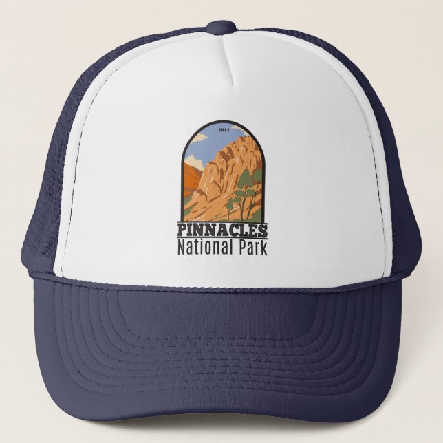 Casquette Pinnacles National Park Californie Vintage (Devant)