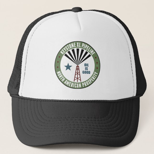 Casquette Pipeline Keystone XL (Devant)
