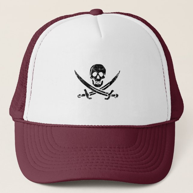 Casquette Pirate cross (Devant)
