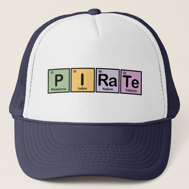 Casquette Pirate fait d'éléments (Devant)