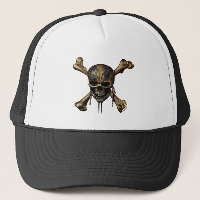 Casquette Pirates des Caraïbes Crâne & Os Cruzados (Devant)