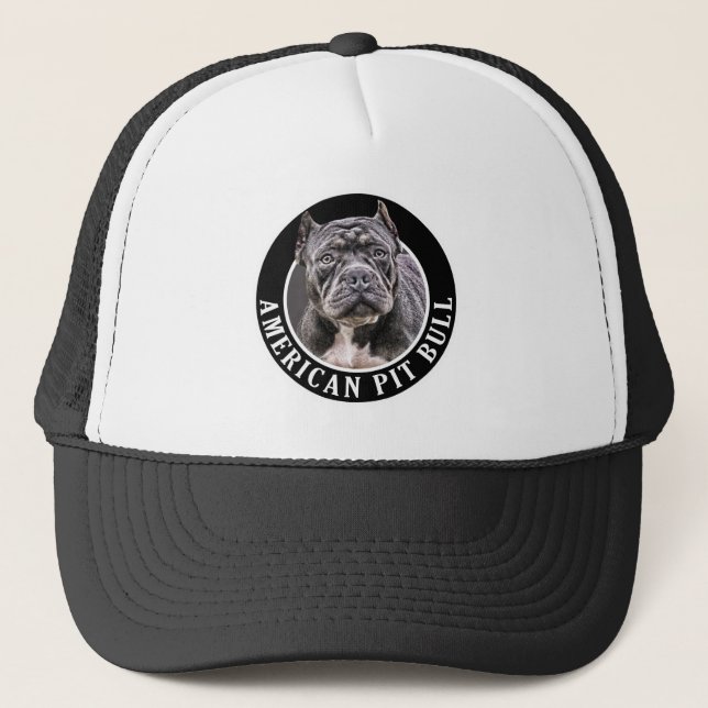 Casquette Pitbull américain 002 (Devant)