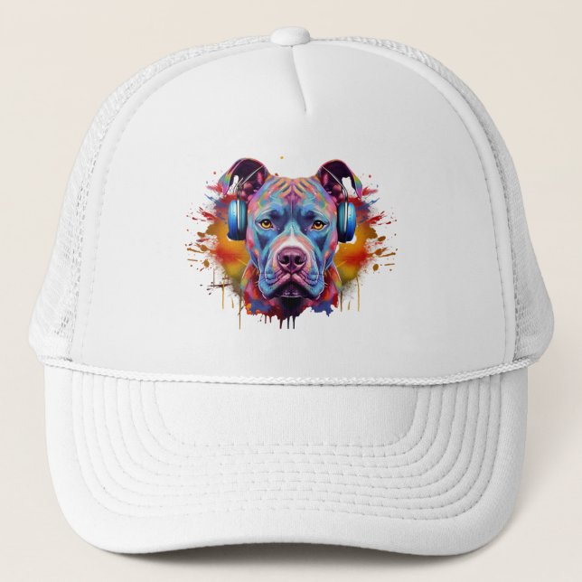 Casquette Pitbull musical (Devant)