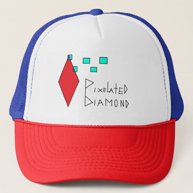 casquette pixélisé (Devant)