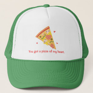 Casquette Pizza mignonne de mon humour d'amour de calembour