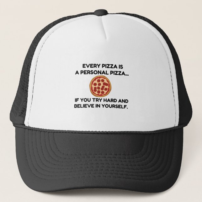 CASQUETTE PIZZA PERSONNELLE (Devant)