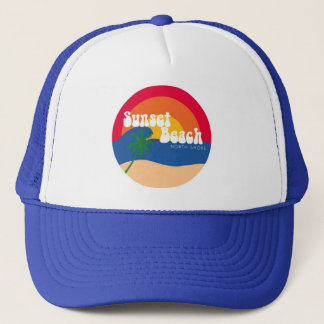 Casquette Plage de coucher du soleil