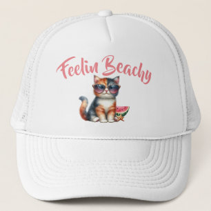 Casquette Plage de Feelin Chat Cute