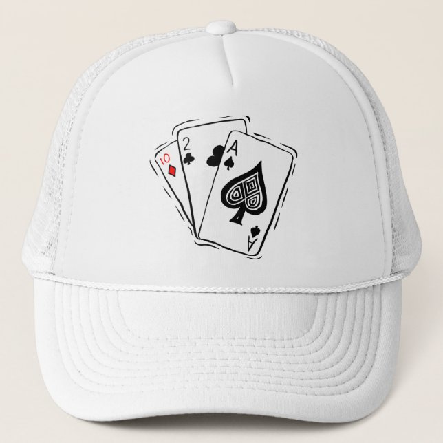 Casquette Planche de cartes Las Vegas (Devant)